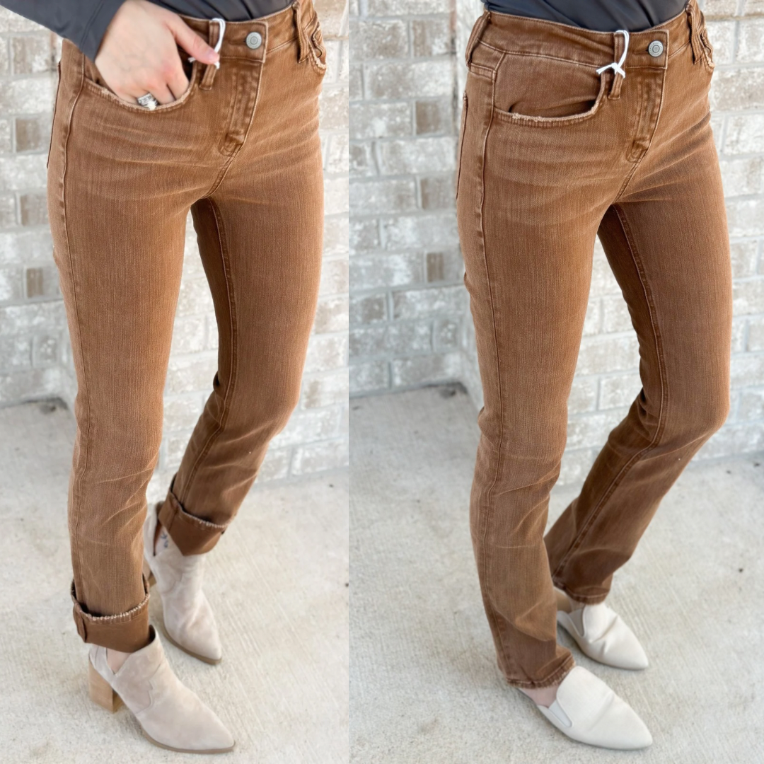 Canyon High Rise Straight Jeans