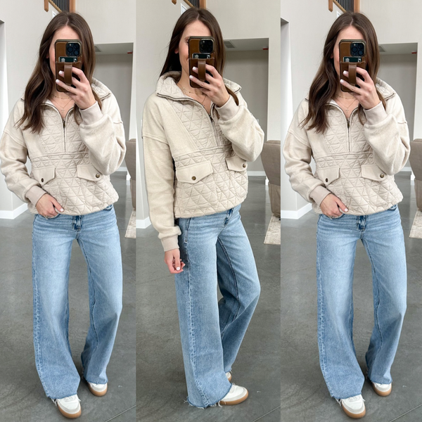 Conor Quilted Pullover