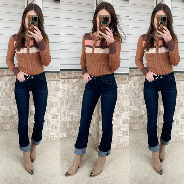 Honey Knit Henley