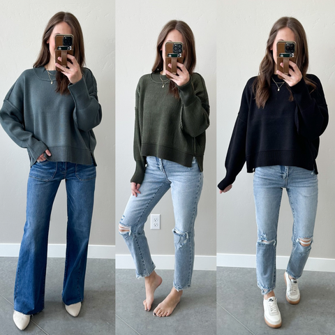 Easy Fall Sweaters [3 colors]
