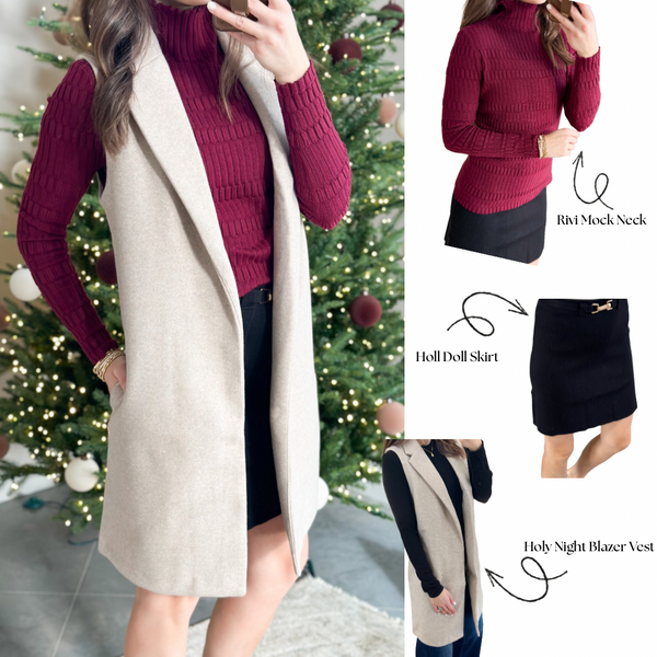 Holy Night Blazer Vest