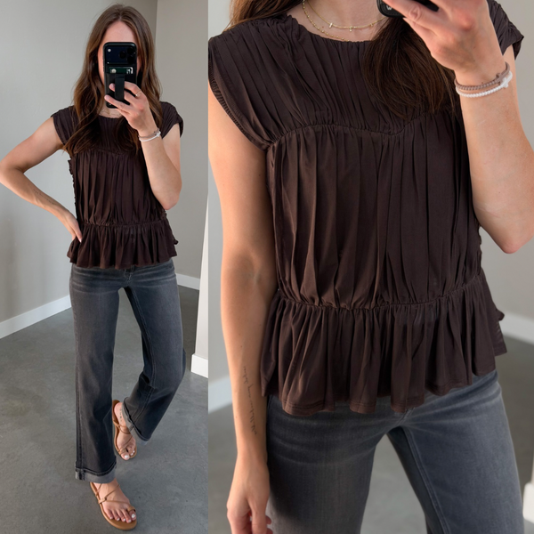 Into Peplum Top [pre-order 1-2 weeks]