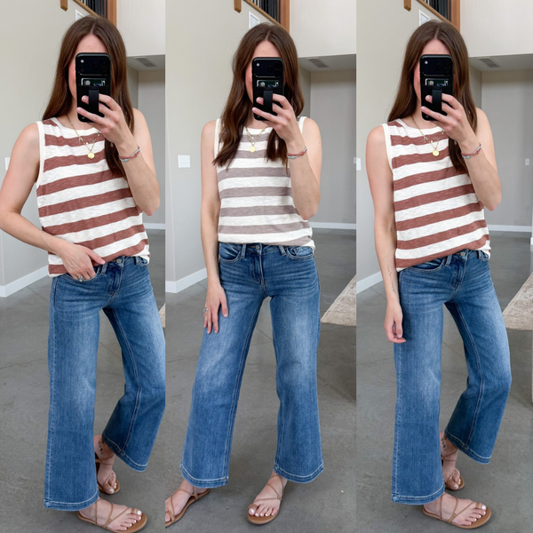 Summa Knit Stripe Tanks