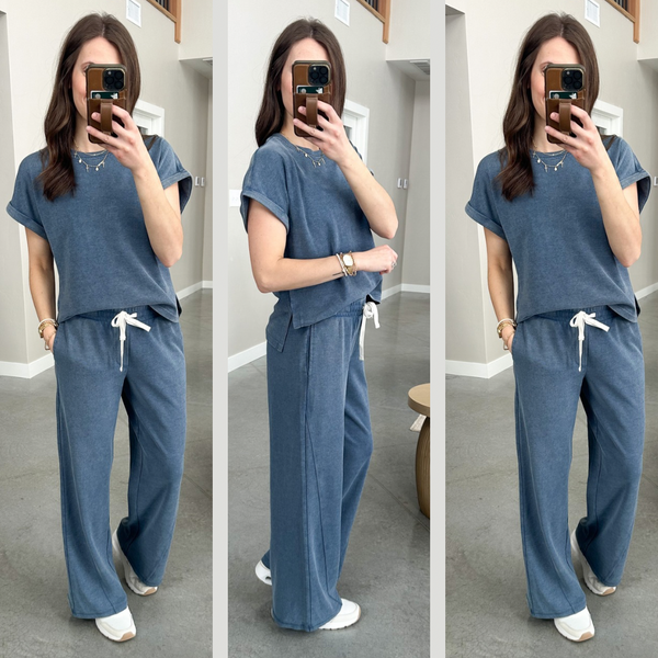 Mari Denim Look Comfort Feel Pants