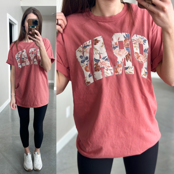 PRAY [floral] embroidered