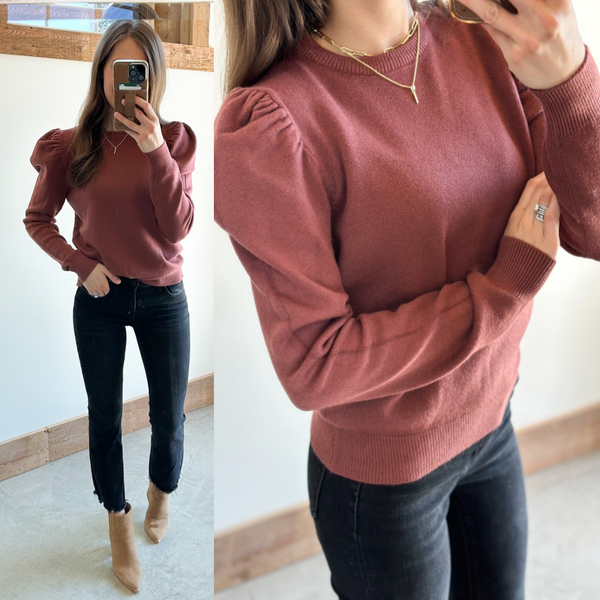 Caryn Buttery Soft Little Puff Sweater