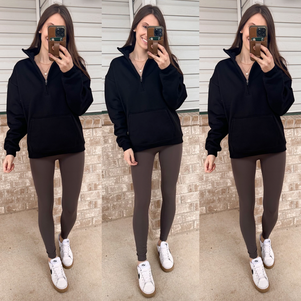 Dark Mocha Fleece Leggings