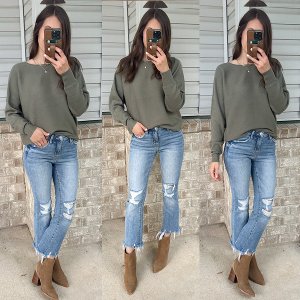 Dona Textured Butter Soft Sweater