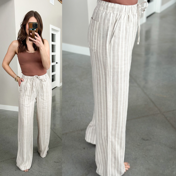 Beth Stripe Beach Pants [ready in 1-2 weeks!]