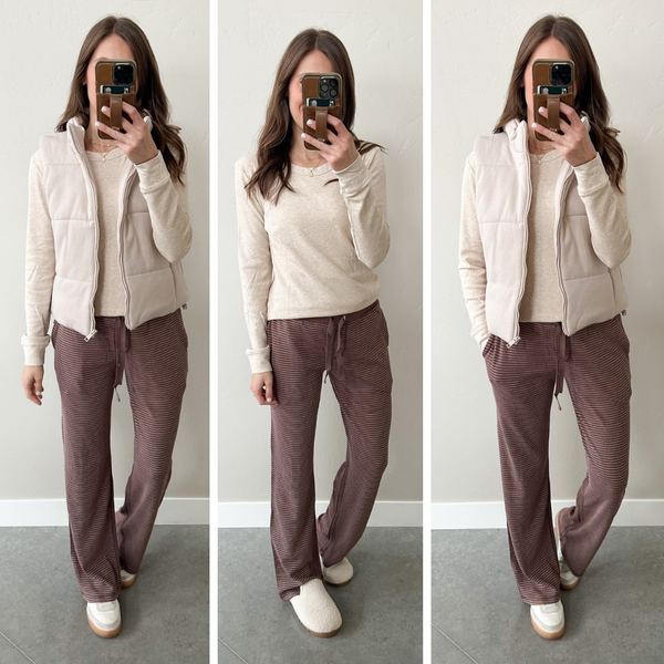 Bruin Waffle Pants [mauve]