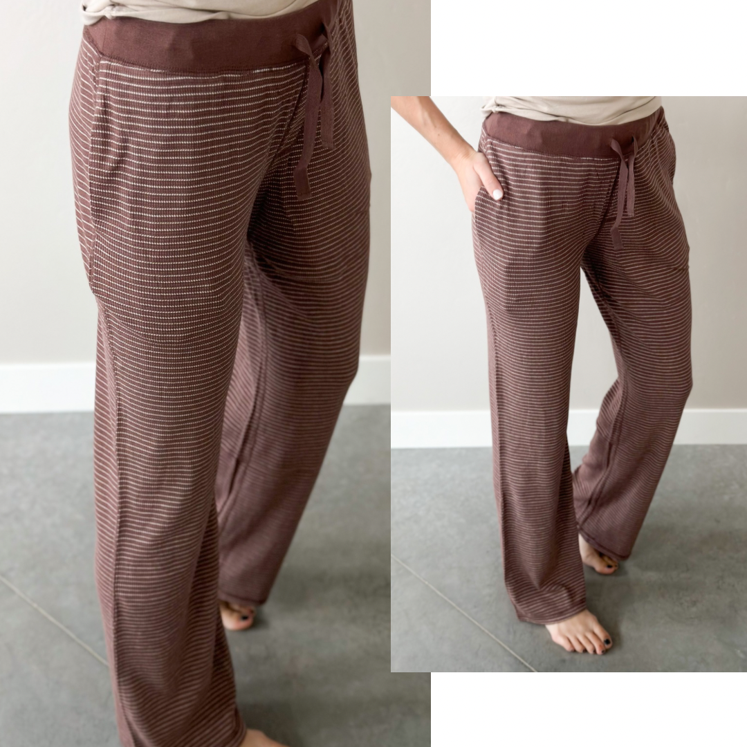 Bruin Waffle Pants [mauve]