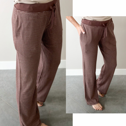 Bruin Waffle Pants [mauve]