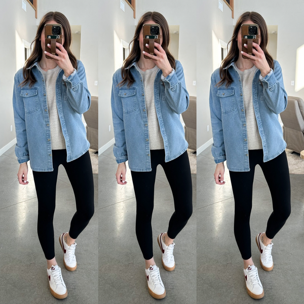 Denim Look Sweatshirt Feel