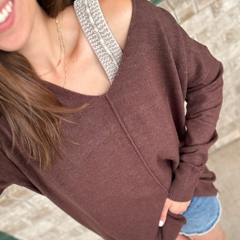 Thank Me Later Sweater [espresso]