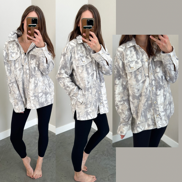 Camo Butter Soft Fleece Shacket