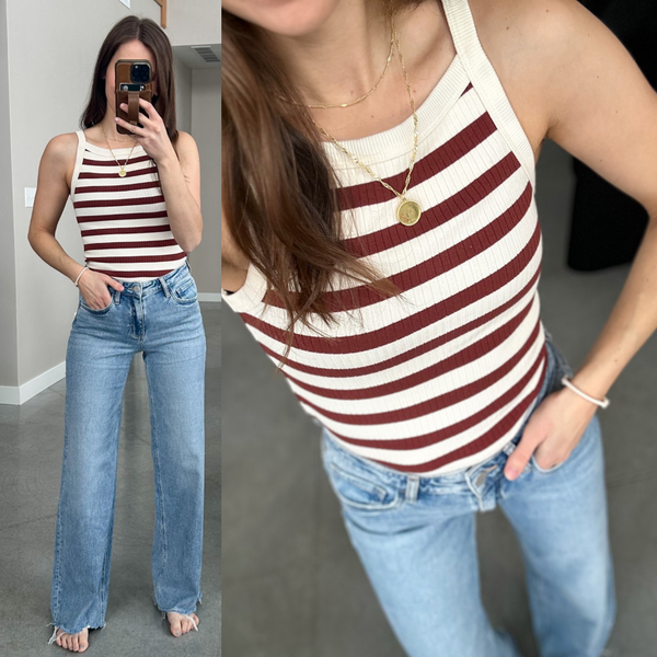 Ready Tank [rust & ivory]