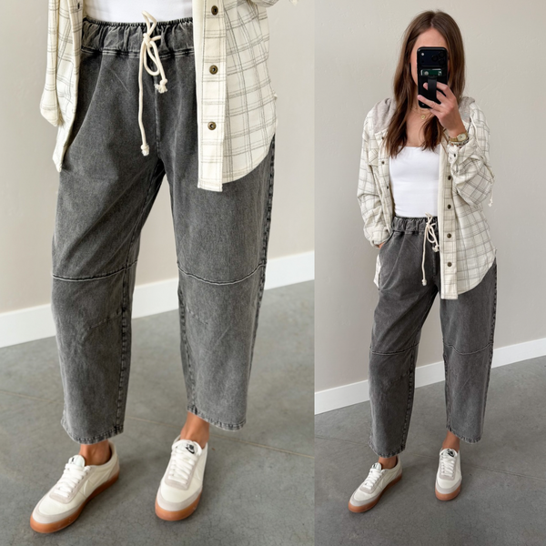 Gia Stretchy Barrel Sweats