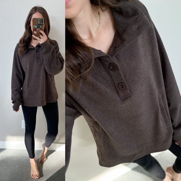 Geneva SOFT 1/2 Button Legging Friendly [espresso]