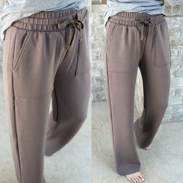 Cloud Lounge Pants [mocha & gray]