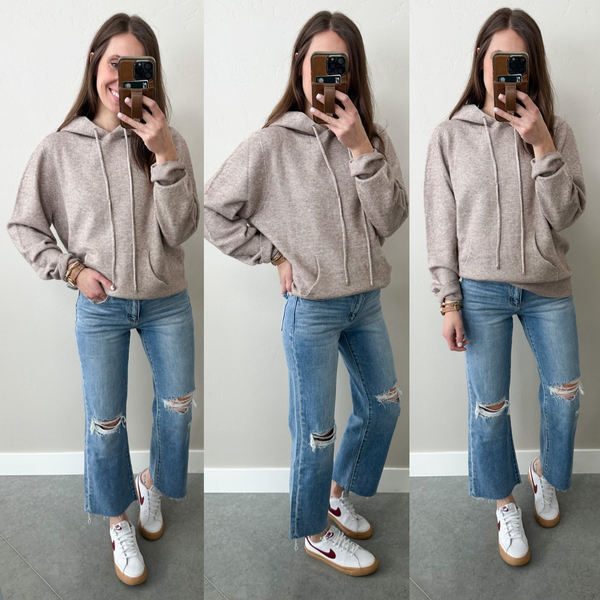 Blanks Mocha Knit Hoodie