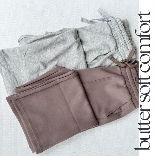 Cloud Lounge Pants [mocha & gray]