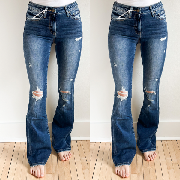 Backroad High Rise Flare Jeans