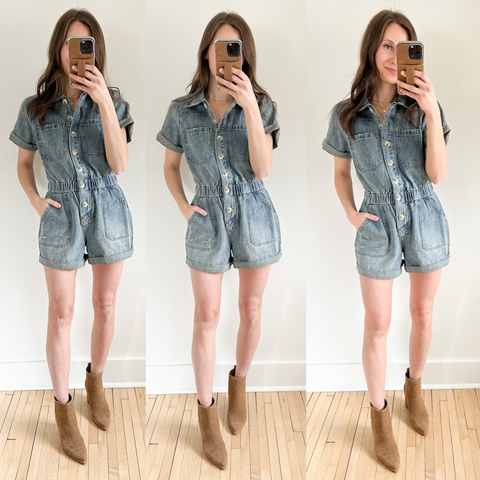 Kya Denim Romper